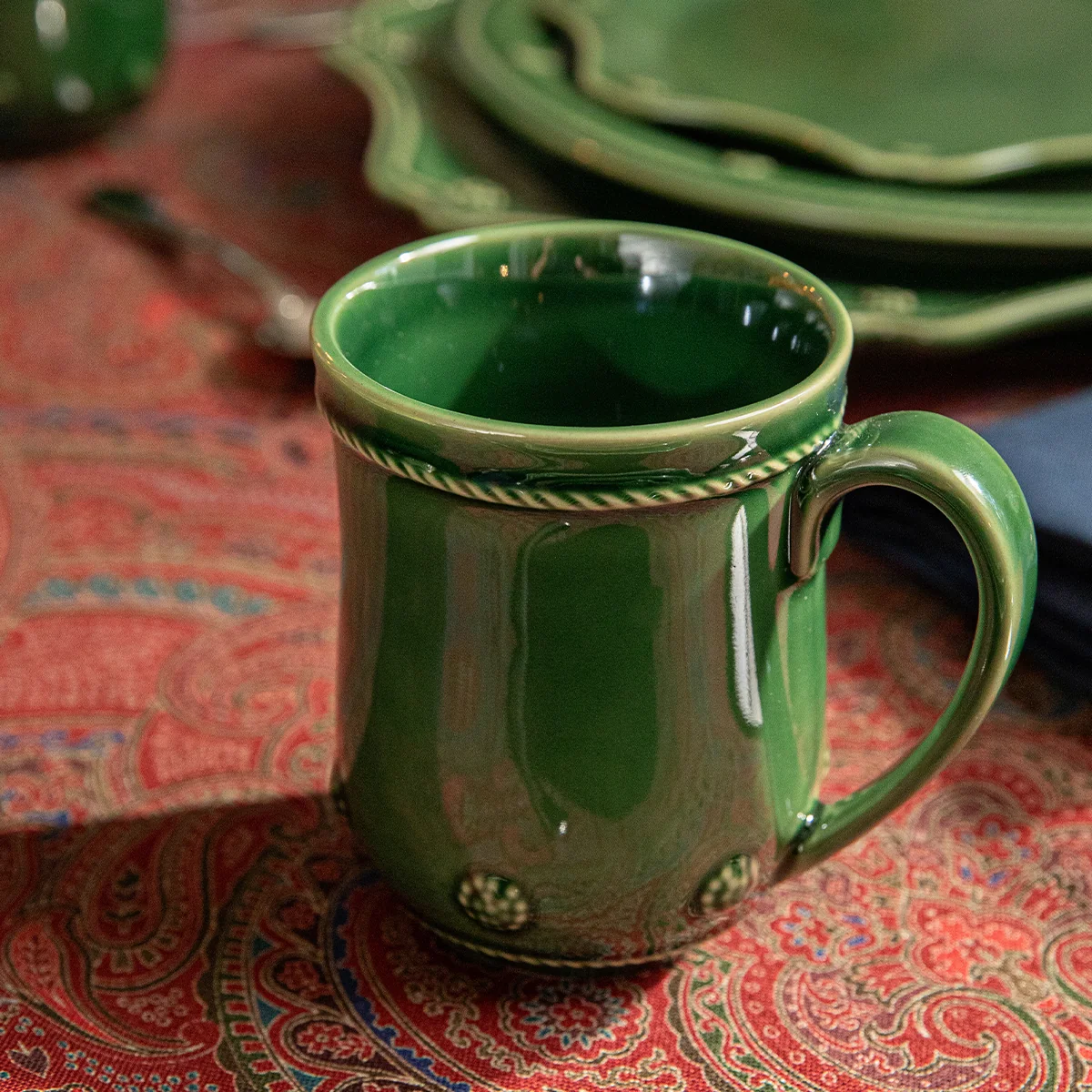 Berry & Thread Flared Mug - Image 4