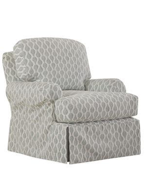 Capers Nursery Slipcovered Swivel Glider