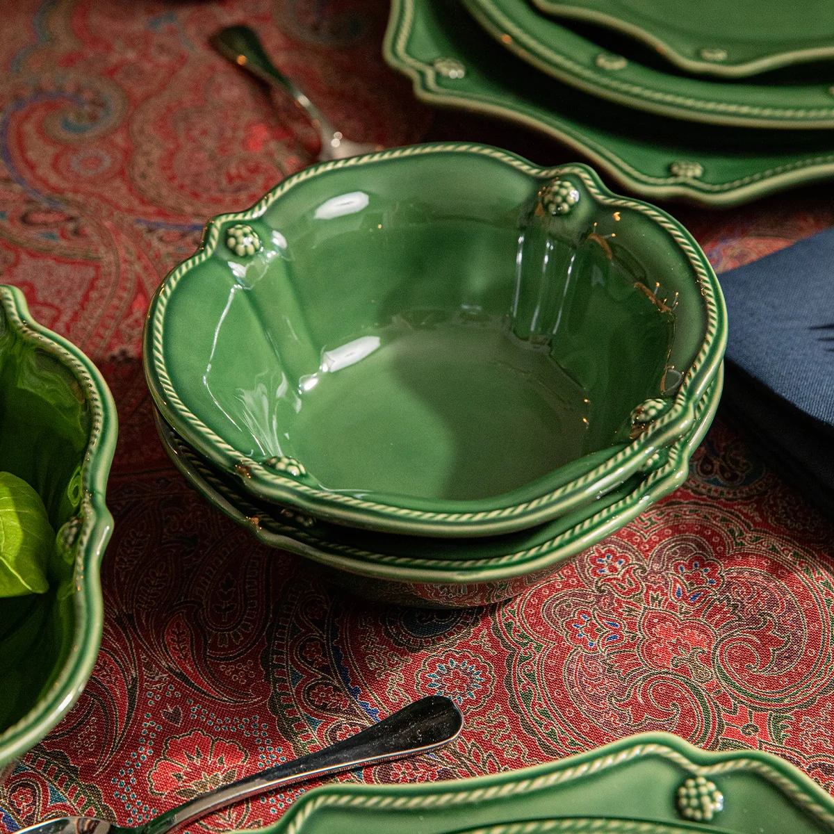 Berry & Thread Flared Cereal/Ice Cream Bowl - Image 7