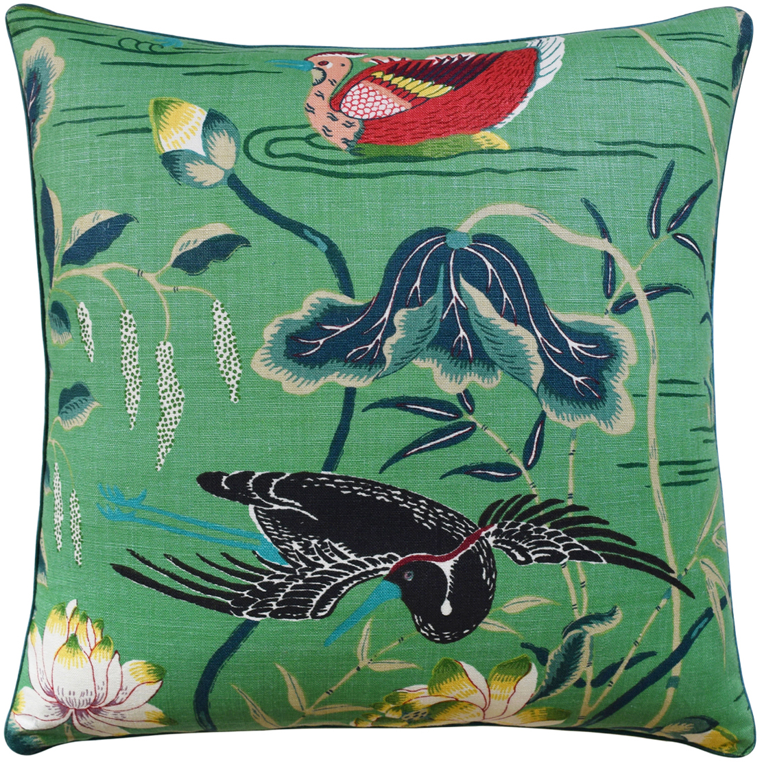 Lotus Garden Pillow - Image 4