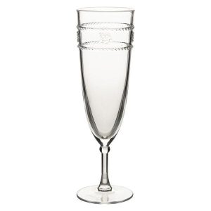 Juliska’s Acrylic Champagne Flutes from the Al Fresco Collection – Our iconic bohemian Isabella motif translated in acrylic for the adventurous entertainer.
