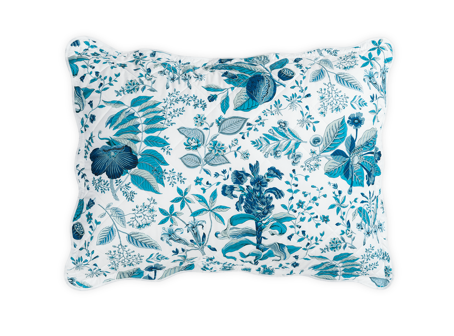 Pomegranate_quilted_sham_Prussian Blue