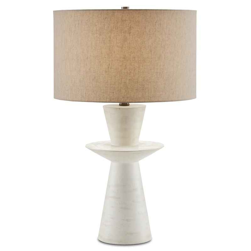 The Cantata Table Lamp has a unique fluted shape that compliments modern home decor