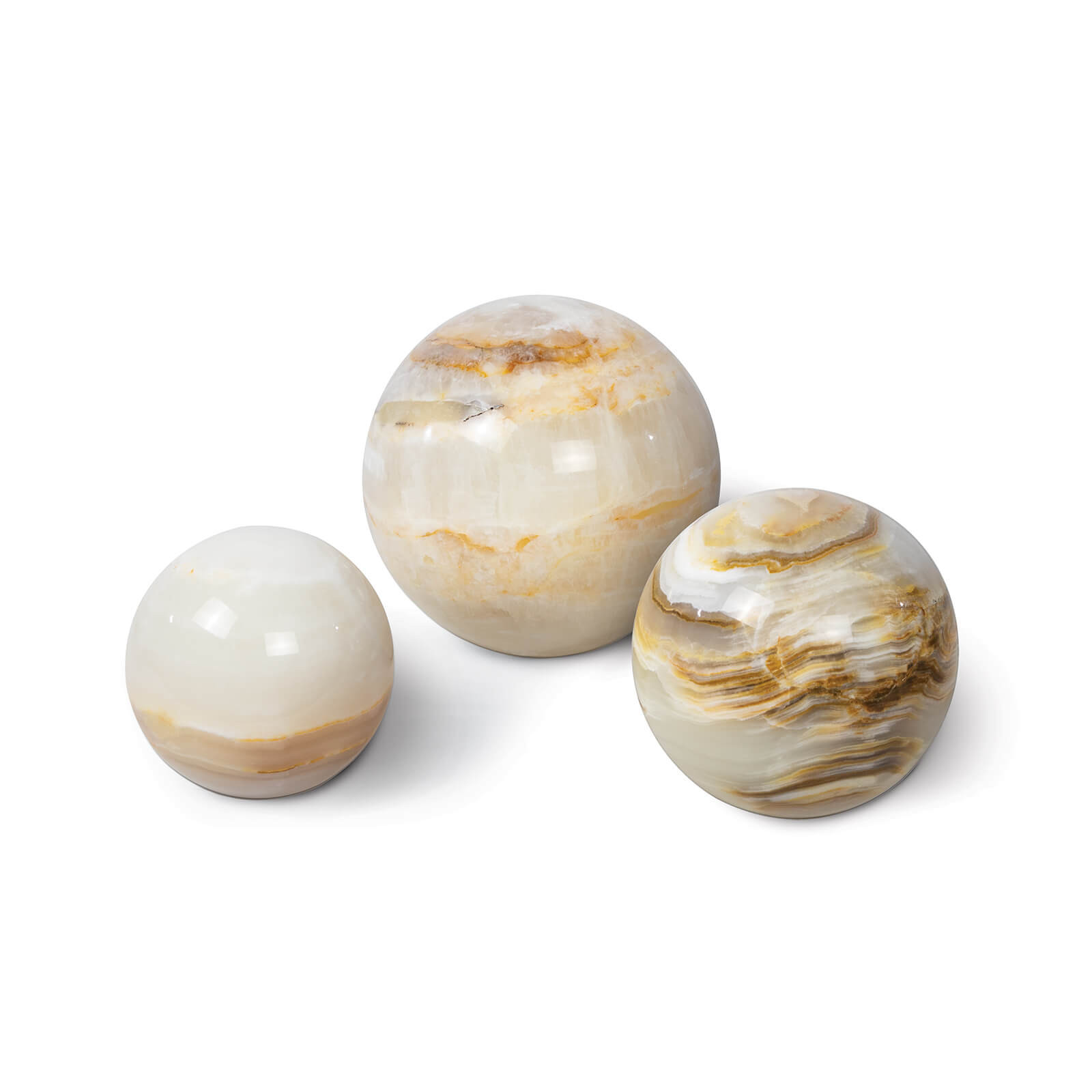 jade sphere accessory set offers a touch of exotic home decor