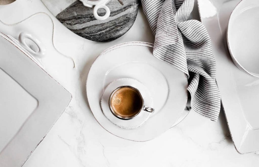 white kitchenware