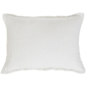 cream pillow sham