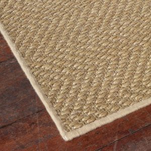 herringbone sand sisal rug