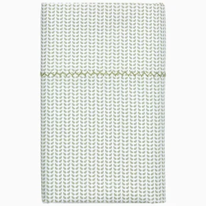 green patterned sheets