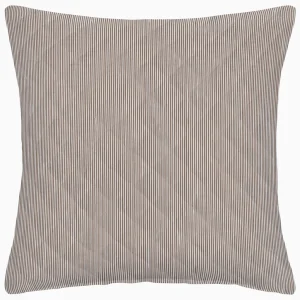Nandi Quilted Sham brown and white stripes from GDC Home furniture store