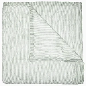 Nandi Quilt in green and white from Mt Pleasant furniture store