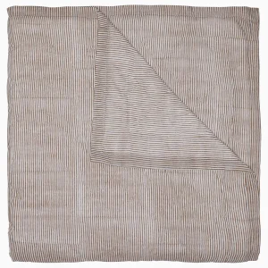 Nandi Quilt in brown and white stripes from GDC Home furniture store