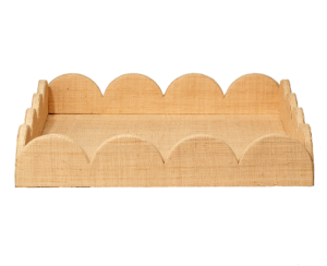 scalloped tabletop piece