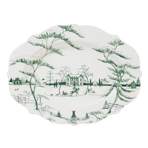 Country Estate Winter Frolic 18″ Platter