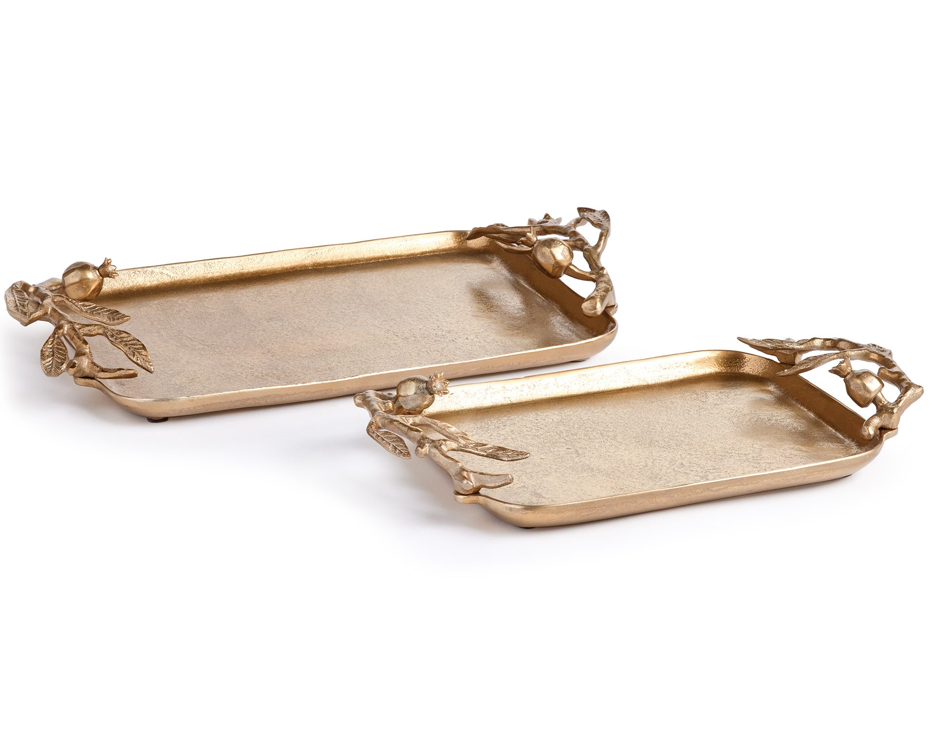 Pomegranate Branch Trays, Set of 2 - Image 2