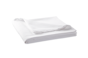 Diamond Pique White Coverlet & Shams
