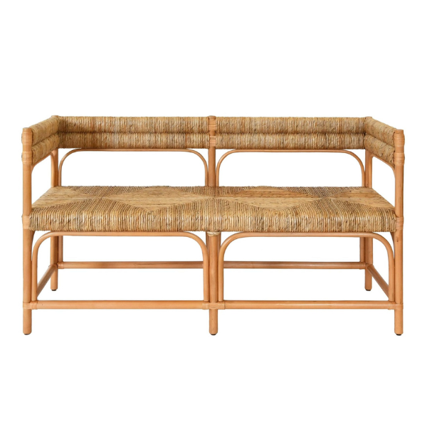 Ajax bench inspired by bringing the garden indoors and home décor styled at GDC Home in Charleston, SC