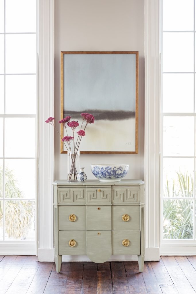 Interior design featuring elevated vintage accents, timeless furniture, and curated décor at GDC Home in Charleston