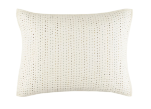 Neutral bedding accent pillows from a Charleston home decor store