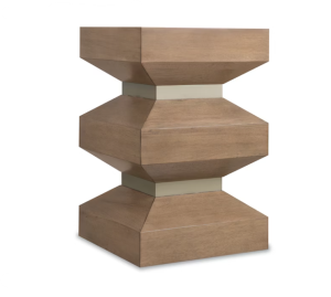 Sonnet Accordion end table furniture piece from a furniture store Charleston
