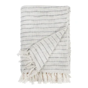 White and blue Oversized bedding blankets and throws from a Charleston home decor selection
