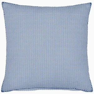navy block print euro sham