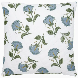 Farah Light Indigo Quilted Sham