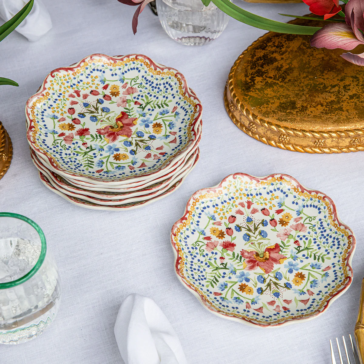 Sofia Set of 4 Side/Cocktail Plates - Image 5
