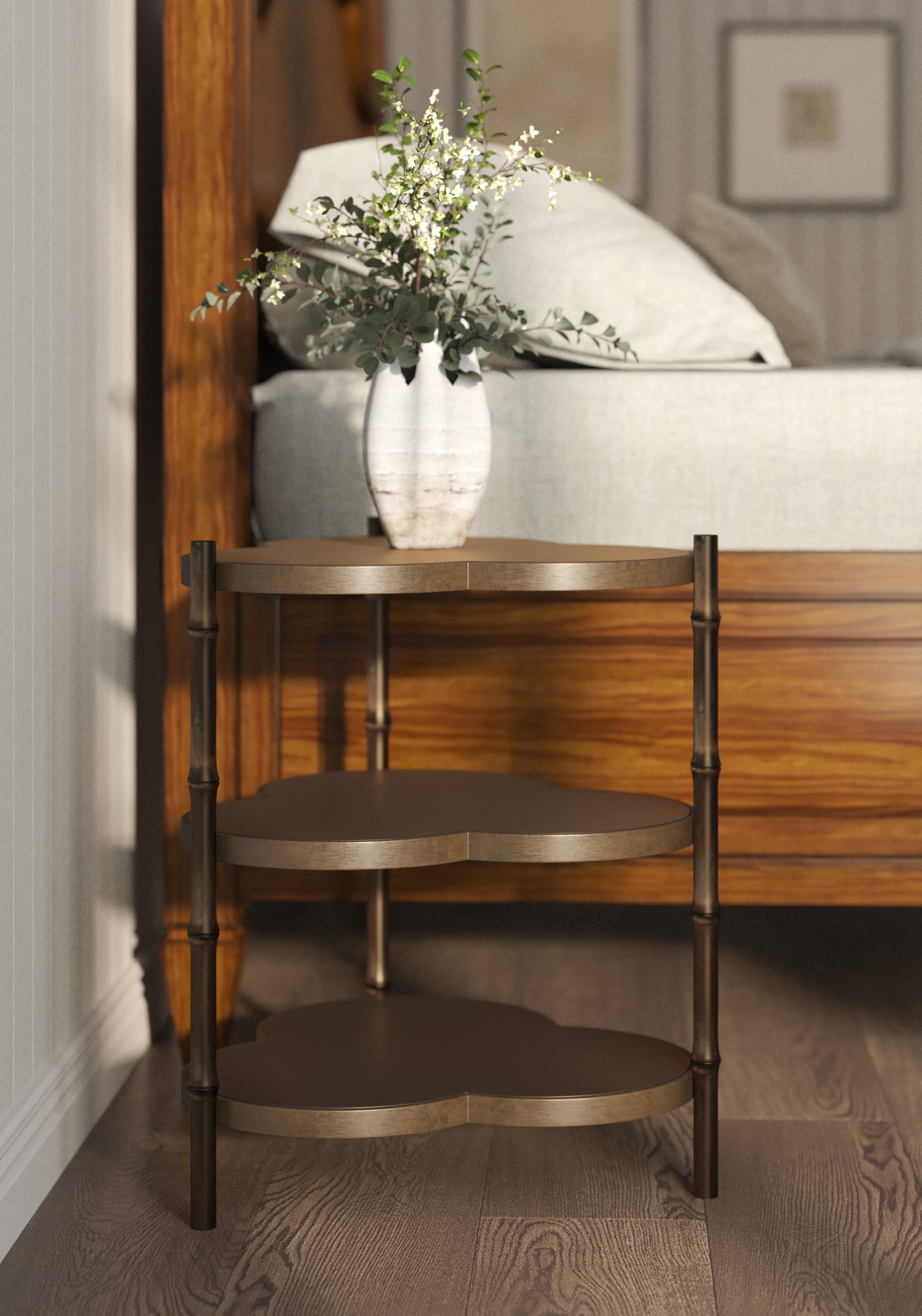 Trefoil Accent Table - Image 2