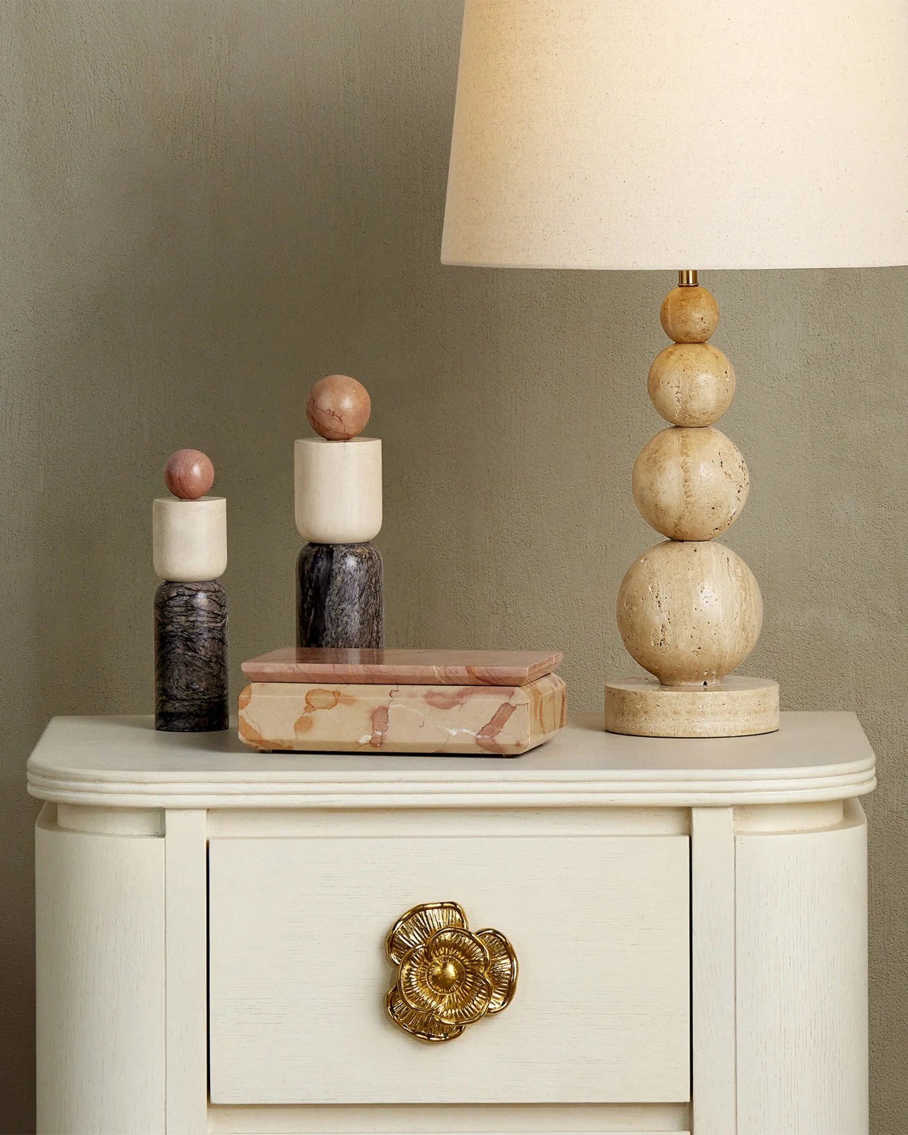 Moreno Marble Objects, Set of 2 - Image 2