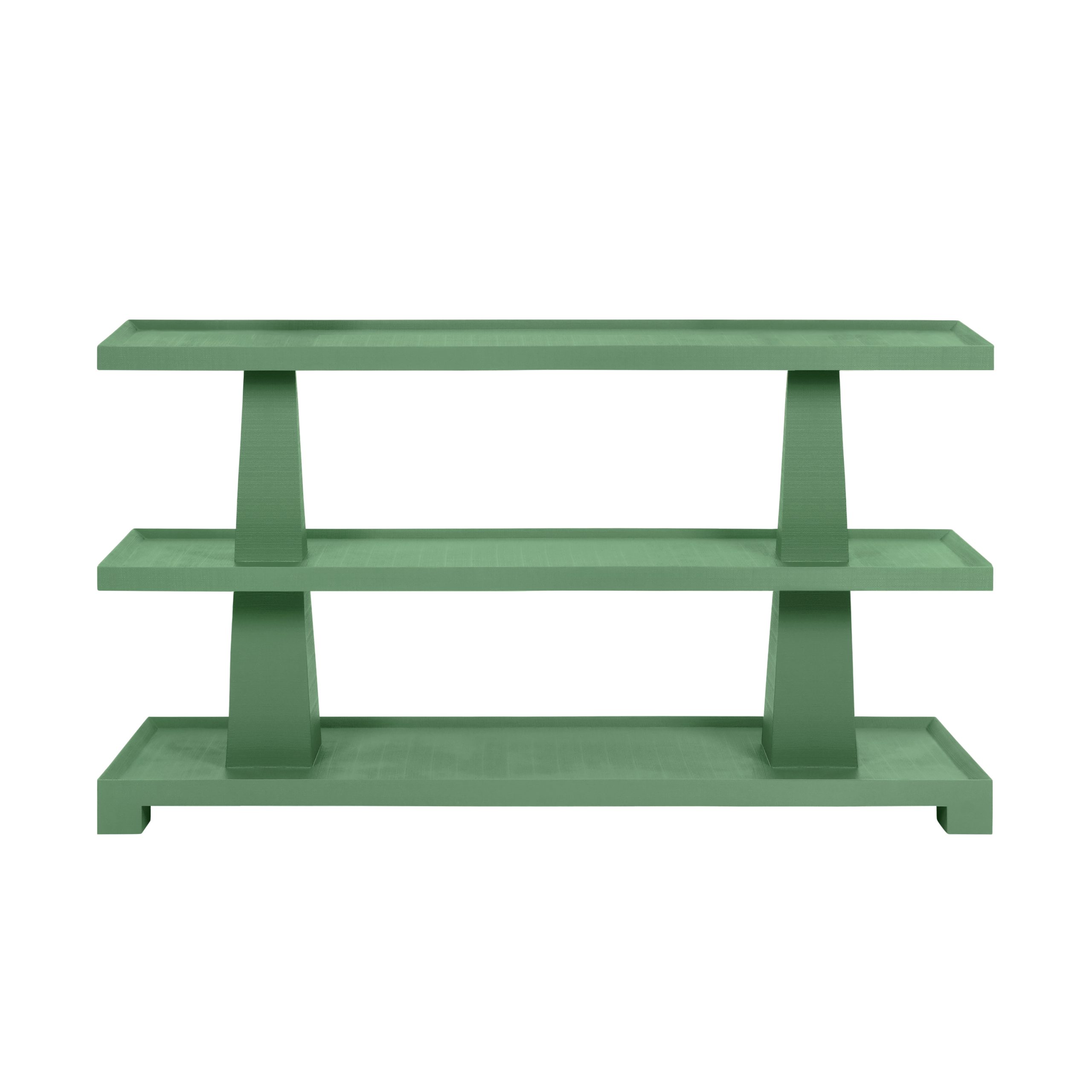 Textured Green Linen