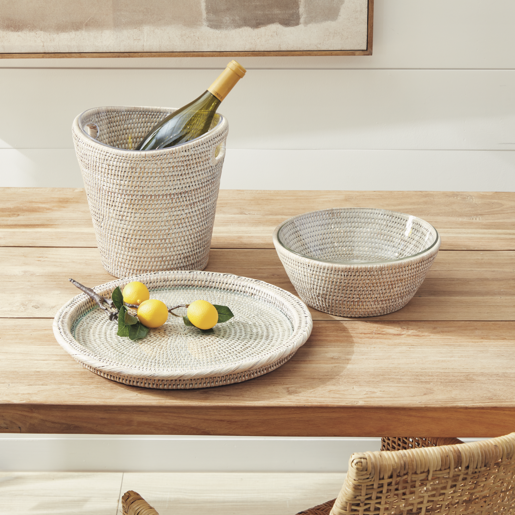 Burma Rattan Serving Platter - Image 3