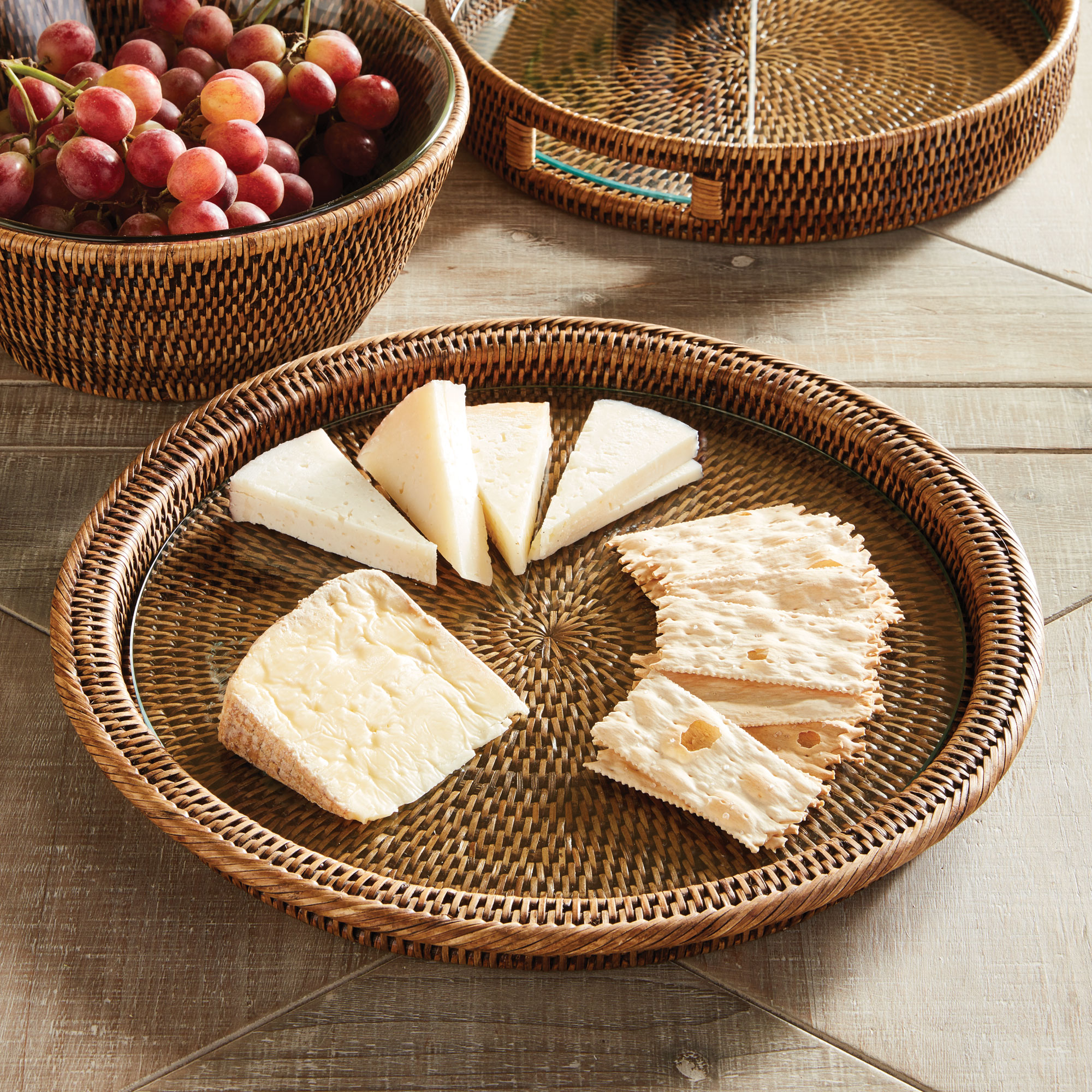 Burma Rattan Serving Platter - Image 5