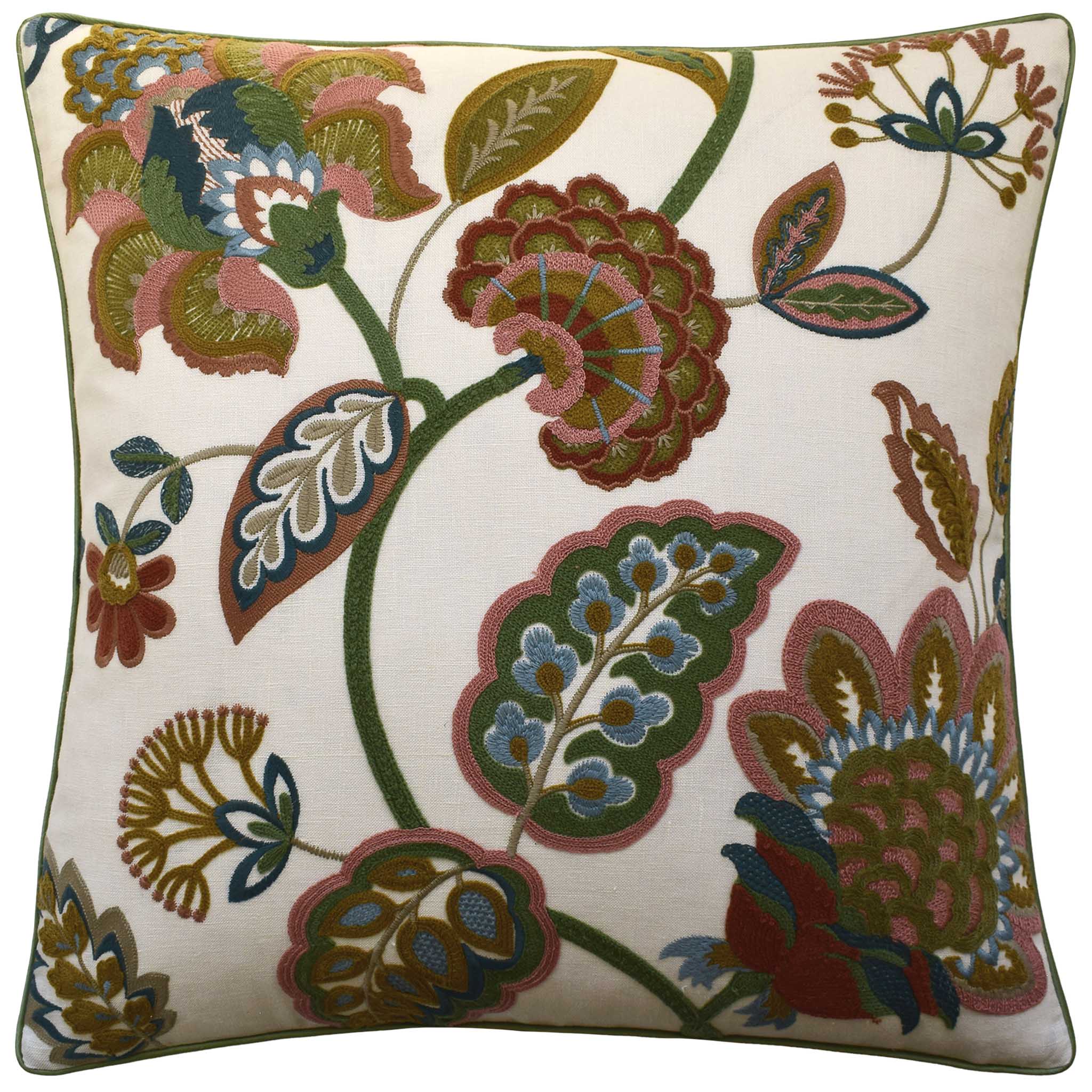 Drayton Embroidered Pillow - Image 2