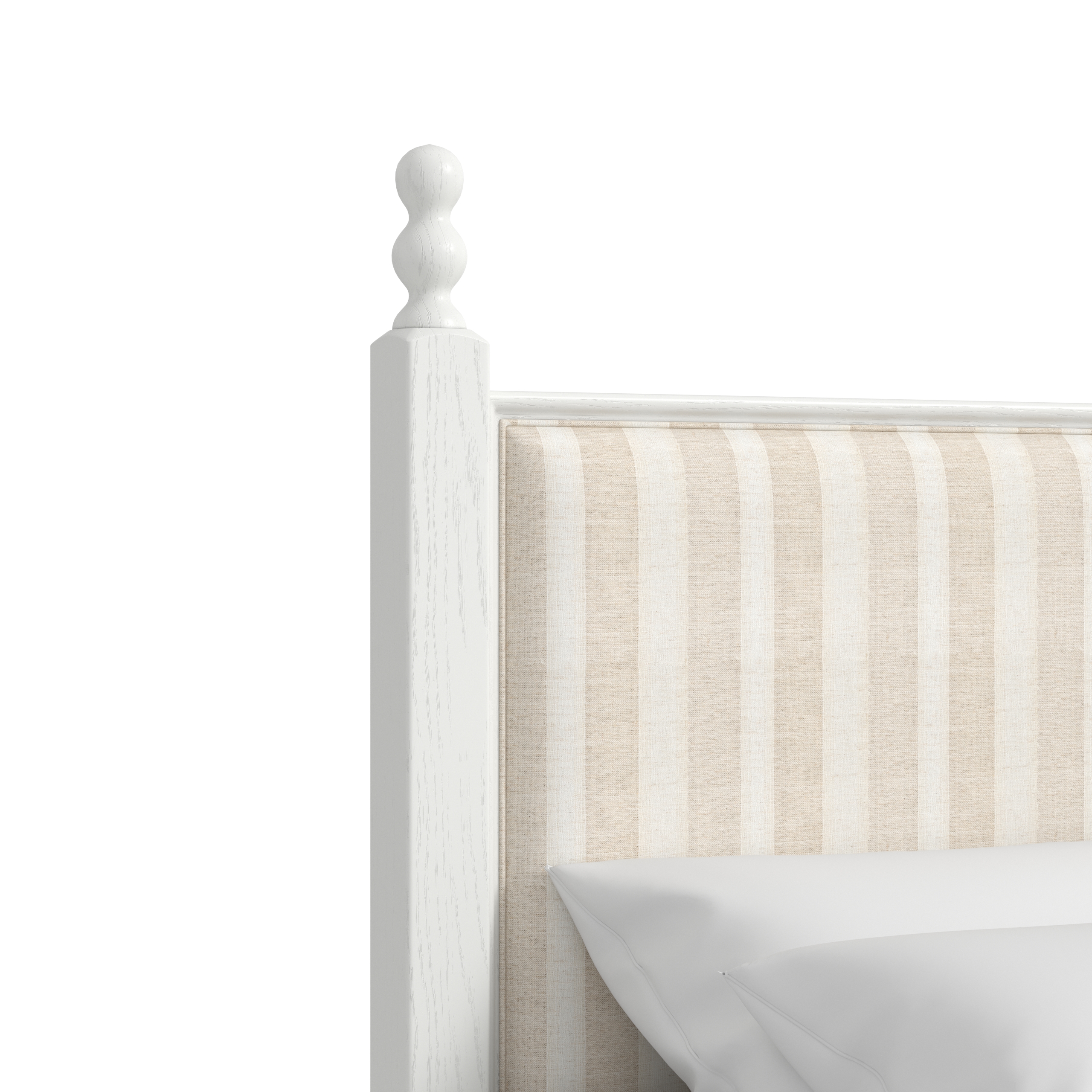 Haven Upholstered Finial Bed - Image 4
