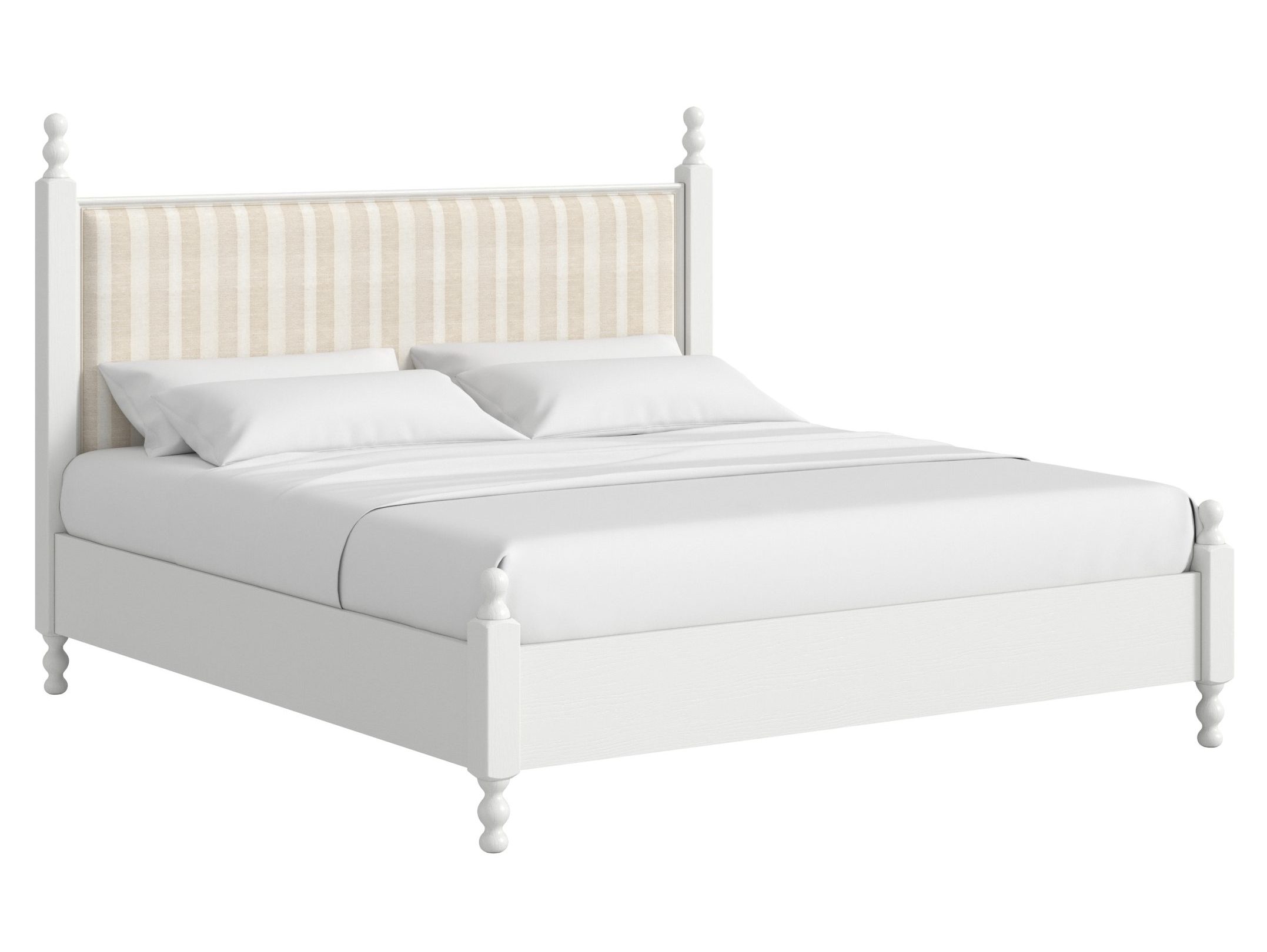 Haven Upholstered Finial Bed
