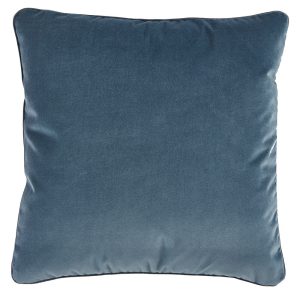 velvet decorative pillow in navy
