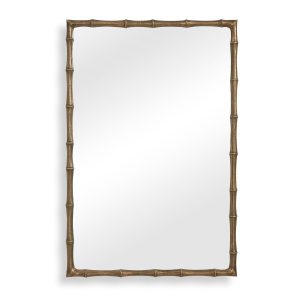 Brass Bamboo Mirror