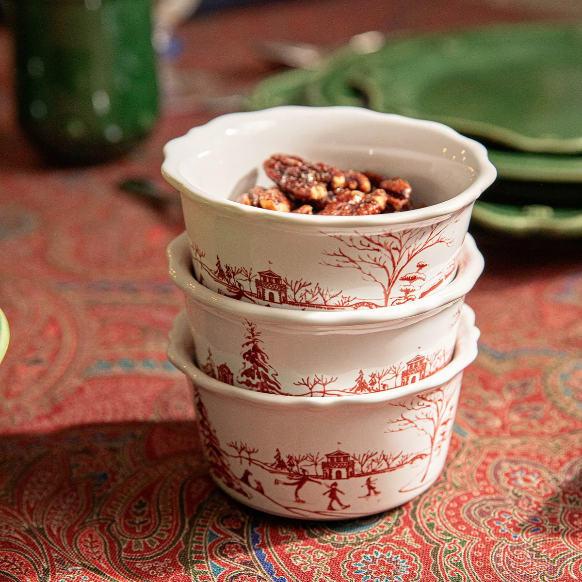 Country Estate Winter Frolic Ramekin - Image 2