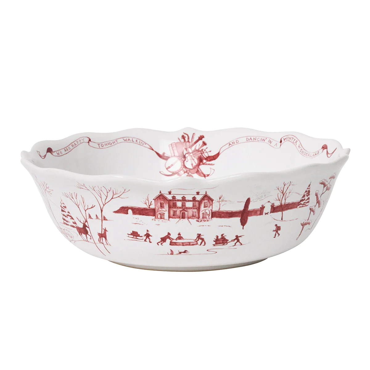 Country Estate Winter Frolic 11″ Serving Bowl