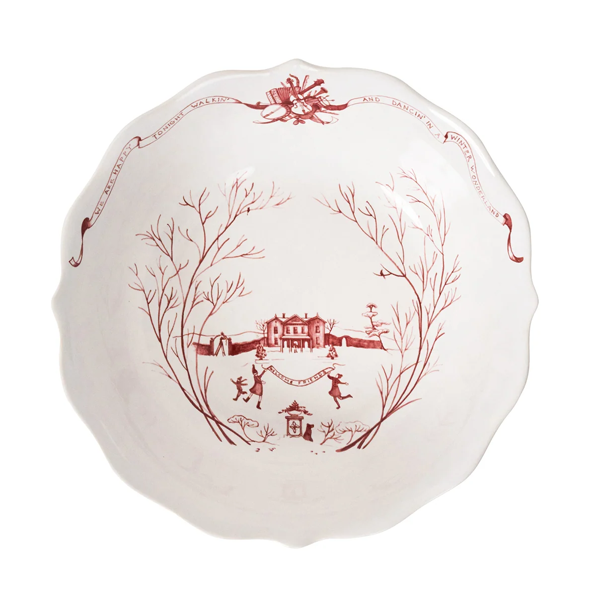 Country Estate Winter Frolic 11″ Serving Bowl